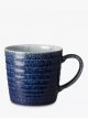 Studio Blue Ridged Mugs, 400ml, Set of 2